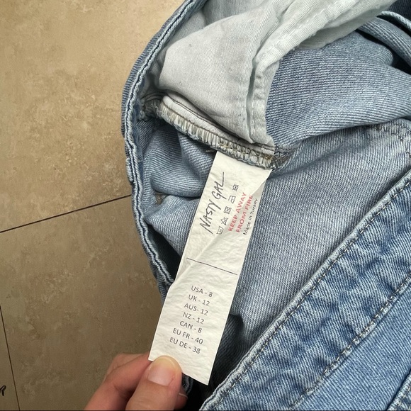 NASTY GAL‎ High Rise Classic Women’s Jeans Medium wash Size US 8 - Picture 8 of 11